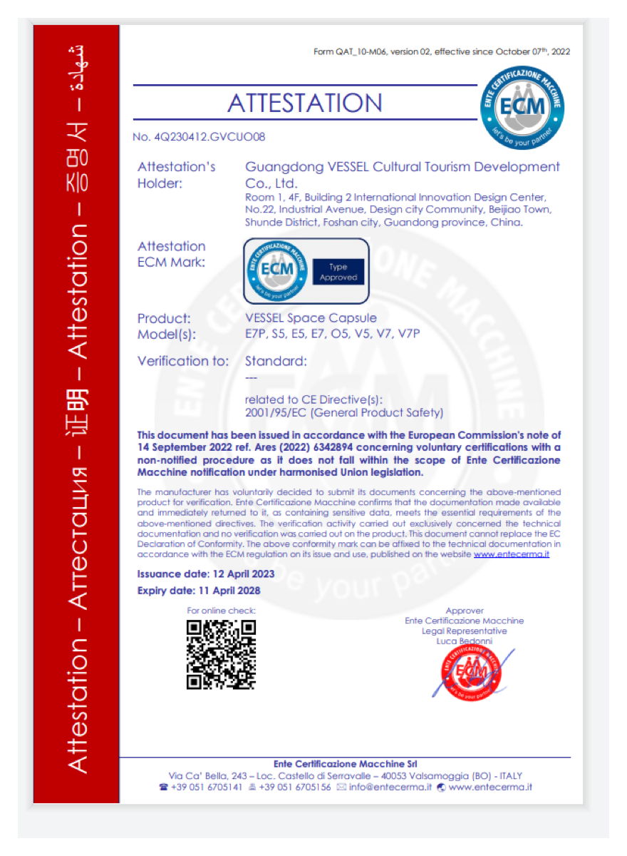 CE General Product Safety · ECM Italy